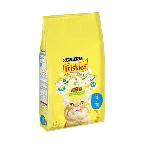 Purina Friskies With Salmon & Vegetable Cat Dry Food 7.5kg