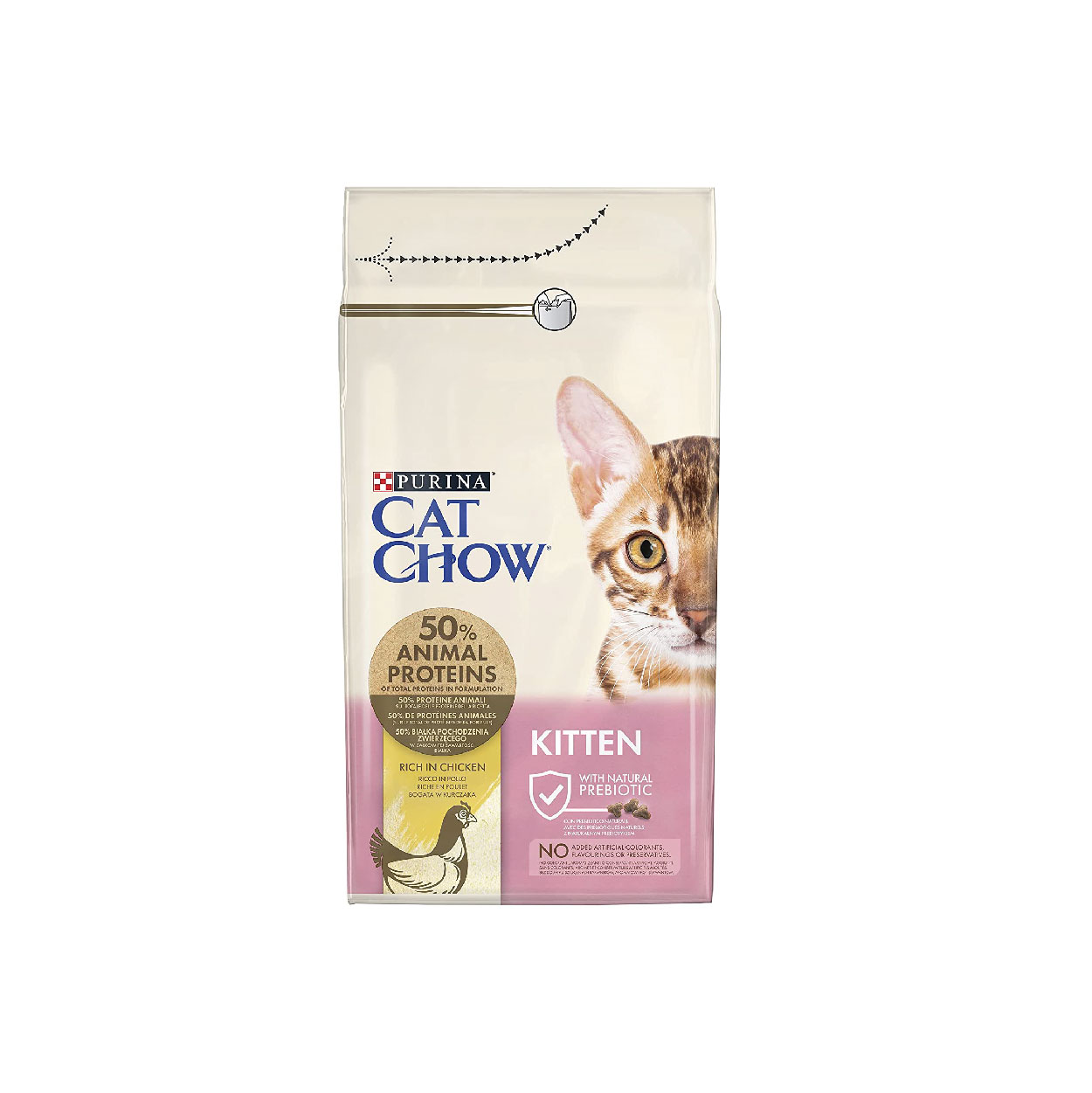 Purina Cat Chow Kitten Rich In Chicken 1.5 Kg - Image 2