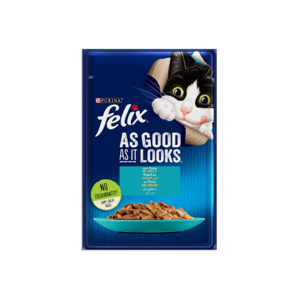 PURINA FELIX As Good as it Looks Tuna Wet Cat Food Pouch 85g