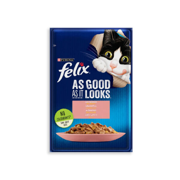 PURINA FELIX As Good as it Looks Salmon Pouch 85g