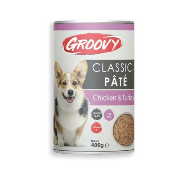 Groovy Can Chicken And Turkey For Dog 400 gm