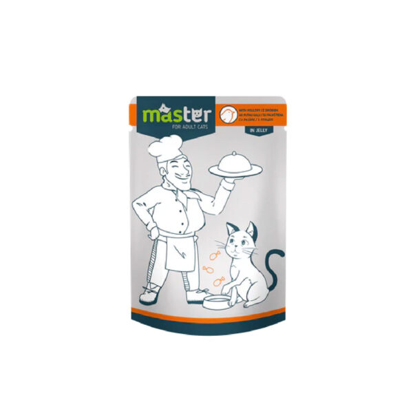 Master Poultry In Jelly Flavor For Adult Cats 80 Gm