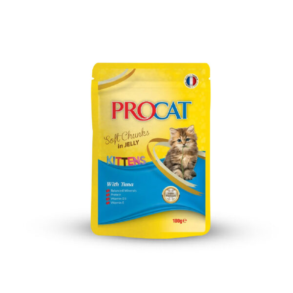 Procat Kitten With Tuna Soft Chunks in Jelly 100 g