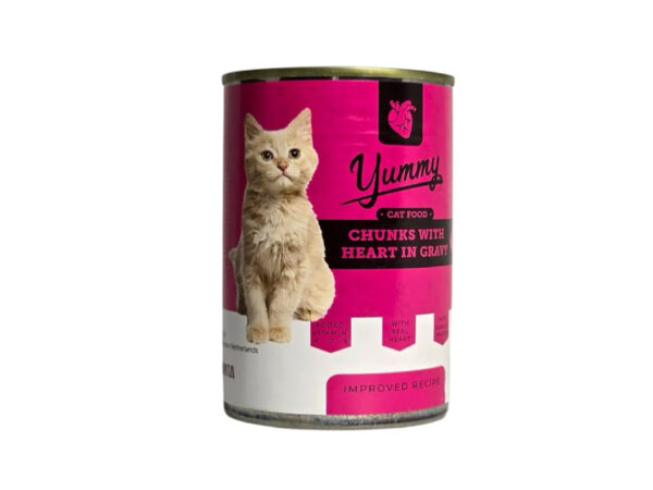 Yummy Chunks with Heart in Gravy 400g