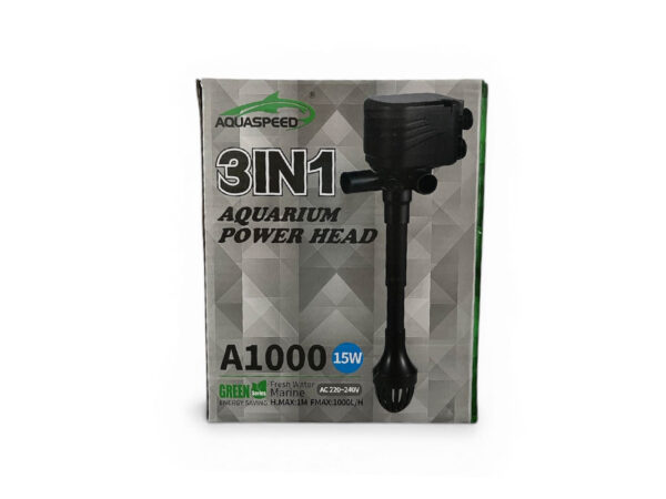 Aquaspeed 3in1 Aquarium power head A1000 15W