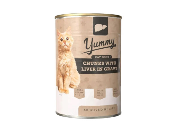 Yummy Chunks with Liver in Gravy 400g