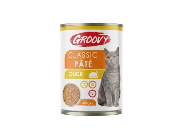 Groovy Duck Pâté for Cats 400g