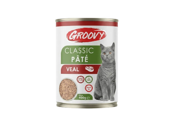 Groovy Veal Pâté for Cats 400g
